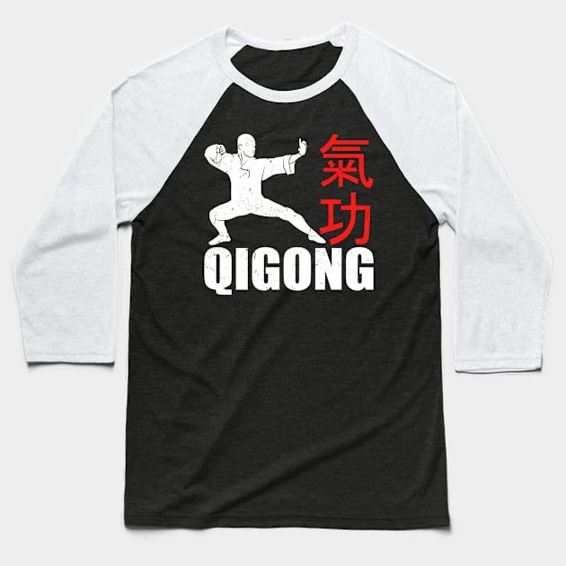 Qigong Yoga Meditation Qi Gong Baseball T-Shirt by QQdesigns